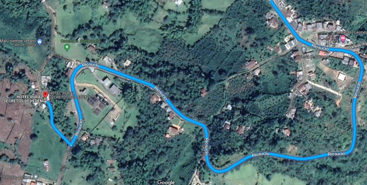 Secretos Del Eden Ξενοδοχείο Ruiosucio Εξωτερικό φωτογραφία
